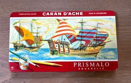 Alte Caran d'Ache Blechdose PRISMALO Aquarelle