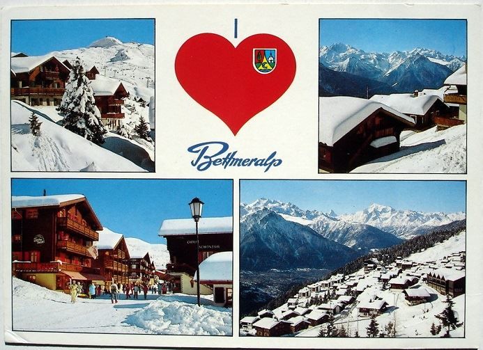 Ansichtskarten: BETTMERALP im Aletschgebiet – Gebraucht aus Jona von philajona