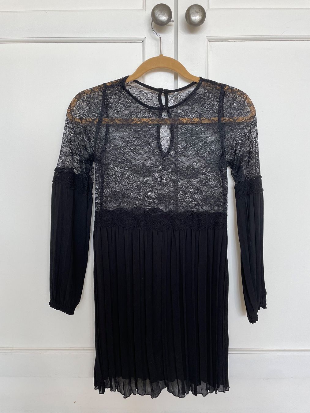 Zara Vestiti: Robe noire Zara avec dentelle - Taille XS – Nuovo (secondo la descrizione) da Geneve venduto da Margot_22