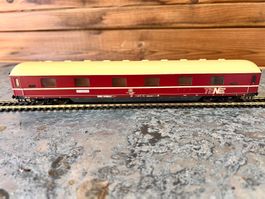 Modelleisenbahn-Wagon DB, RIC-Wagen, Spur H0, Top Zustand