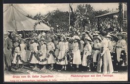 St. Gallen, Mädchengruppe aus dem Festz