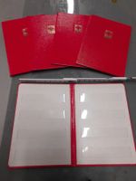 5x PTT-Briefmarken-Steckalbum leer 1980er- Original PTT