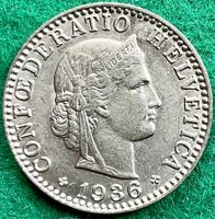 Pièce de 20 ct suisse 1936