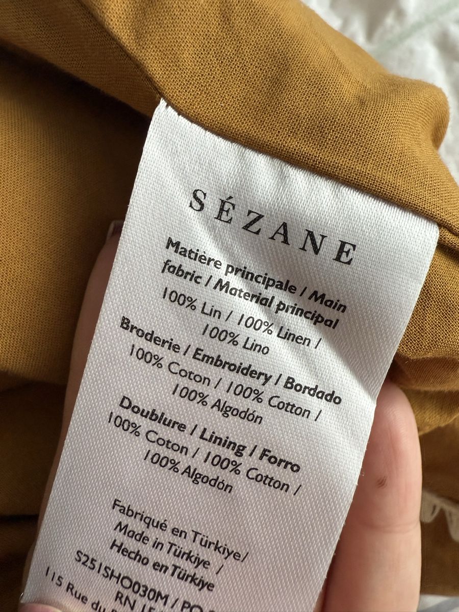 Sezane Hosen: SÉZANE Damen Shorts Leinen Grösse 34 – Gebraucht aus Zollikon von snowflake10- 5