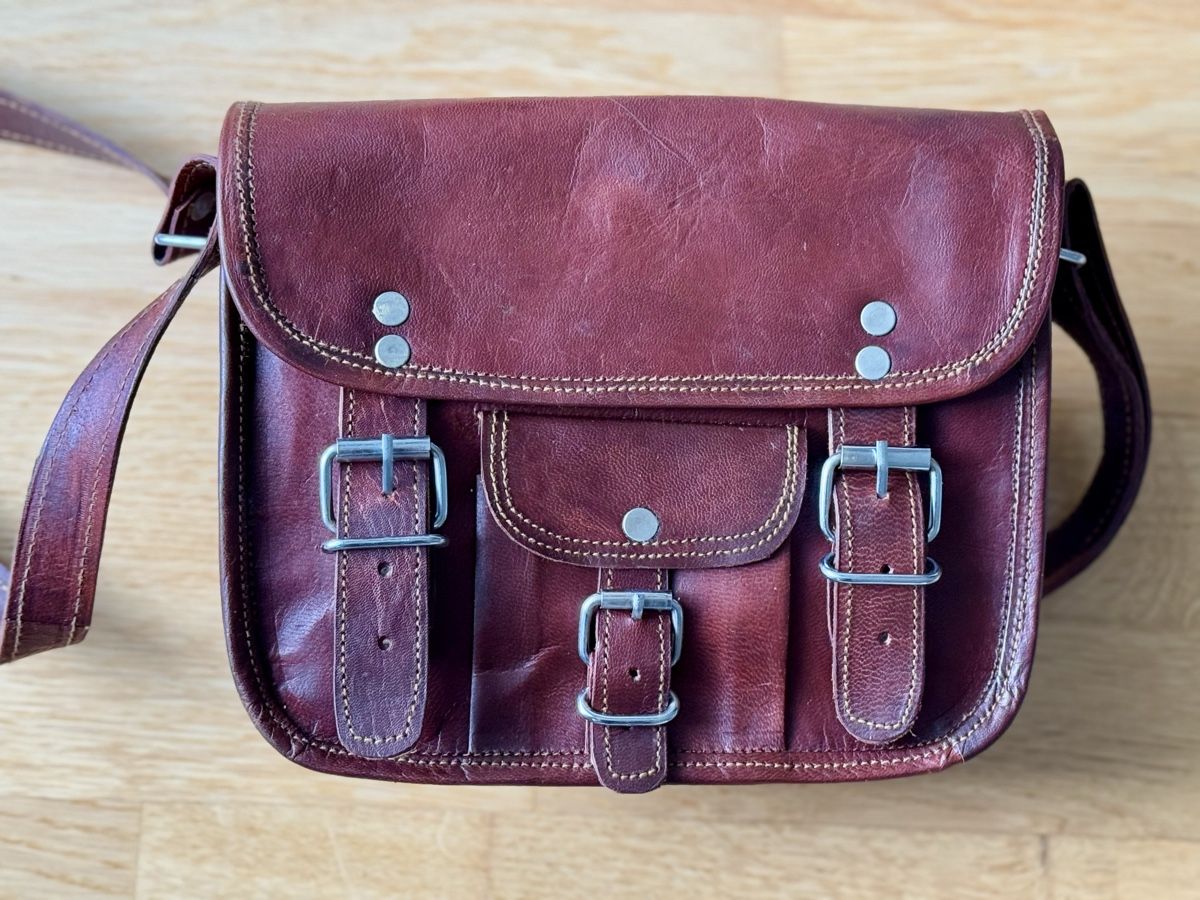 Borse da donna: Umhängetasche Vintage Leder – Nuovo e nell'imballaggio originale da Zollikofen venduto da AureusManus 6