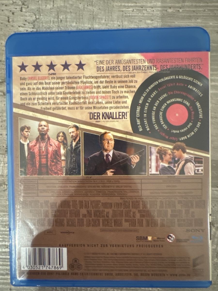 Alle DVDs: Baby Driver Blu-ray – Gebraucht aus Rickenbach SO von roufi2 1