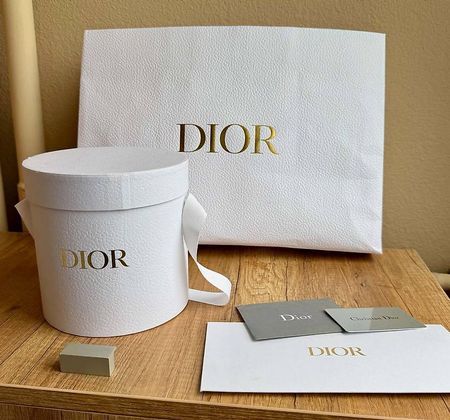 Dior Luxus-Rundbox / Hutschachtel Geschenkset
