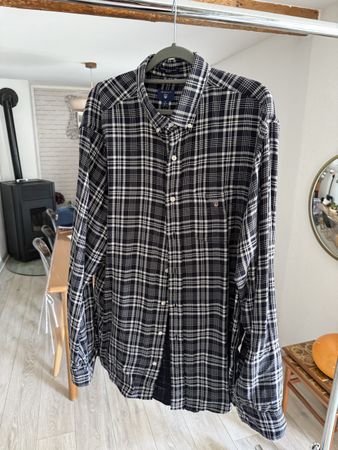 Chemise Gant à carreaux taille XL Homme
