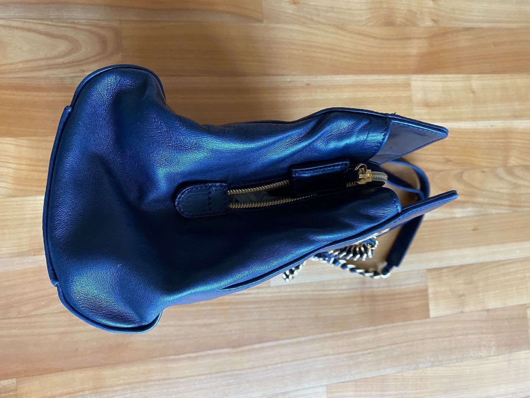 Taschen für Damen: Blaue Leder Handtasche - weiches Leder – Neu (gemäss Beschreibung) aus Zug von tami12 5
