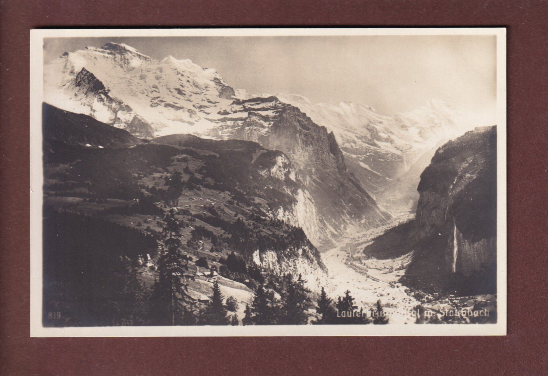 Cartoline postali: LAUTERBRUNNENTAL - Staubbach – Usato da Pully venduto da nicecards