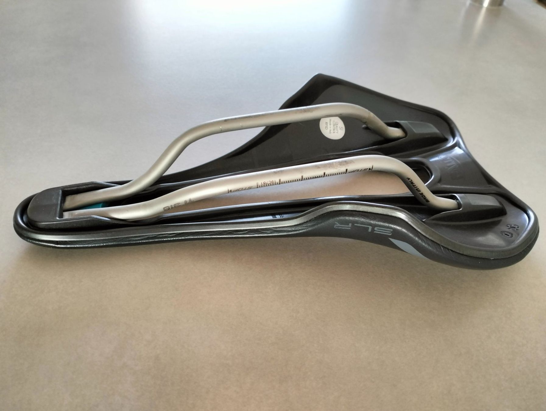 Selle Italia Pezzi di ricambio: Selle Italia SLR BOOST Superflow Ti316 Rail – Usato da Uster venduto da KarlZH 9