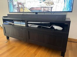 IKEA Besta TV stand black 120 cm x 48 cm x 36 cm