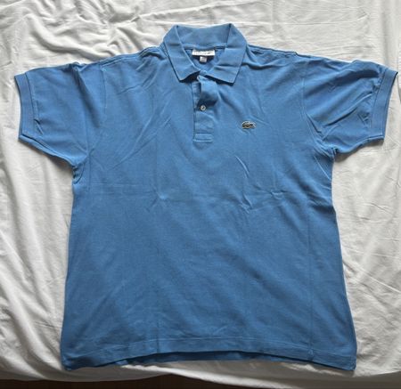 Lacoste Polo kurzarm blau Grösse L Classic Fit