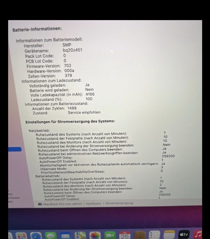 Apple Portables: Macbook Pro – D'occasion à Adliswil par Leg_Noev 4