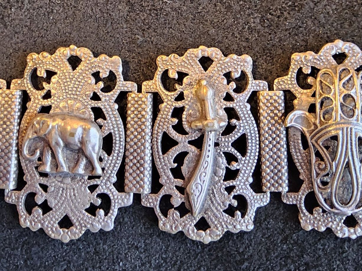 Bracciali & Braccialetti: Orientalisches Silber Armband ca 1930 – Usato da Zürich venduto da helsan 6
