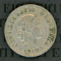 CHF___0.05 1919 vz-unz 5 Rappen