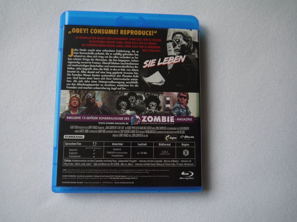 SIE LEBENJohn Carpenter Kaufen auf Ricardo