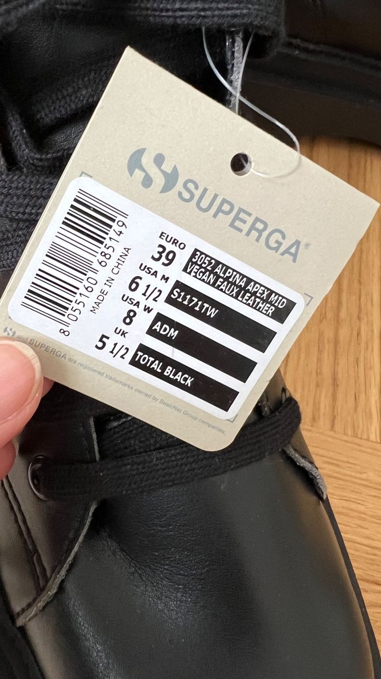 Superga Scarpe da uomo: NEU: Superga ALPINA APEX MID – Nuovo (secondo la descrizione) da Basel venduto da Tinalein74 4