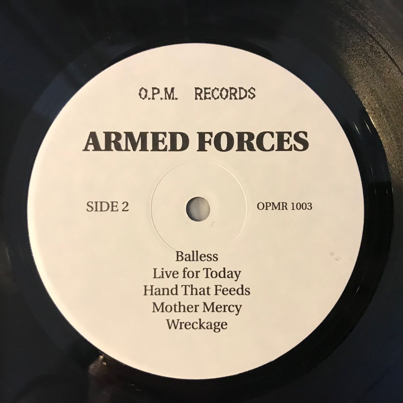 Dischi in vinile: Armed Forces - Same (Limited & Numbered) – Usato da Aesch BL venduto da BlueMusicRecords 4