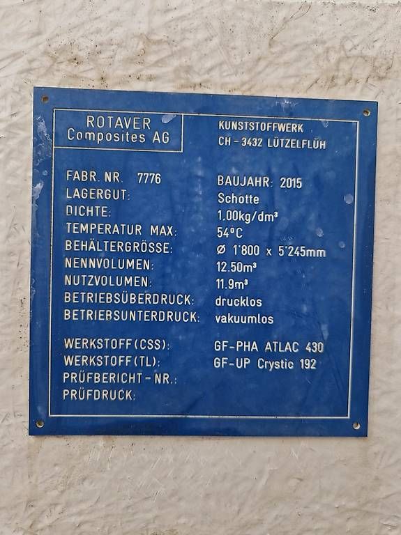 Riscaldamento: Tank 12'000 Liter – Usato da Wichtrach venduto da Tiki101 2