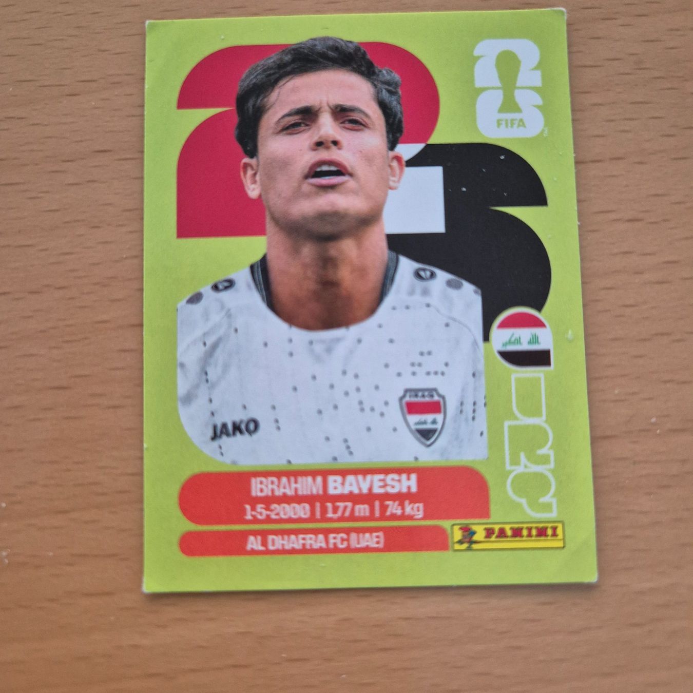 Panini Carte collezionabili: IRQ 11 Panini FIFA WM 2026 – Nuovo (secondo la descrizione) da Riehen venduto da tmw_c29m