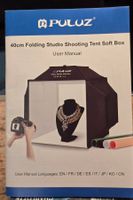 Puluz Photo Soft Box Fotobox mit LED Lichter Beleuchtung neu