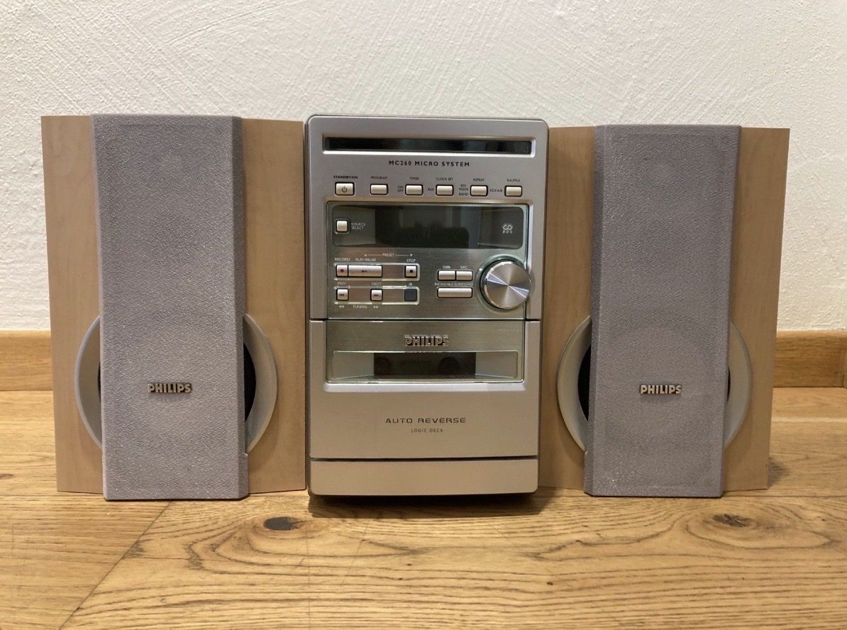 Philips Lettore multimediale & Streamer: Philips MC260 Stereoanlage mit FB & 2 Boxen – Usato da Birsfelden venduto da sam2tuusig6 2