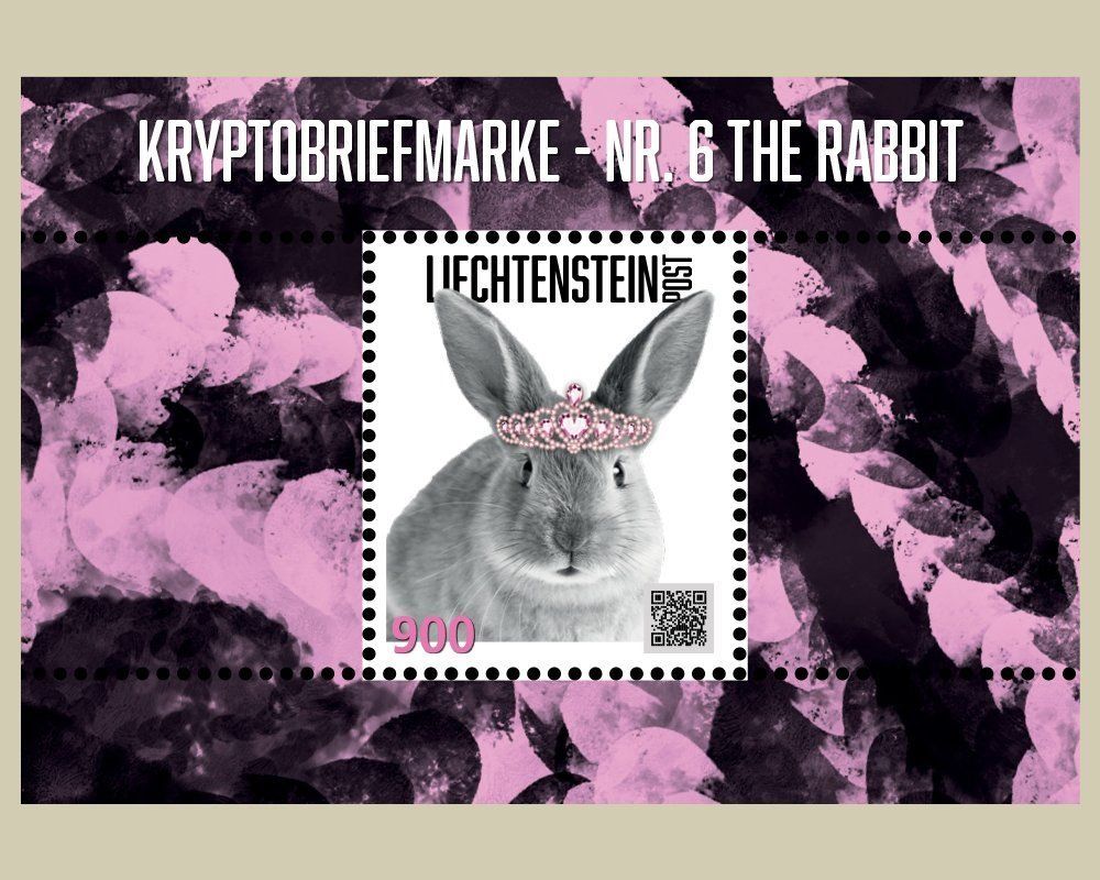 Tutti i francobolli: Crypto Stamp - Nr. 6 The Rabbit Gold – Nuovo e nell'imballaggio originale da Baar venduto da CryptoShop