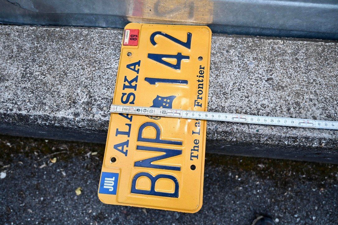 Insegne: US Nummernschild ALASKA 19?? the last frontier – Usato da Pfaffhausen venduto da mono_rec 4
