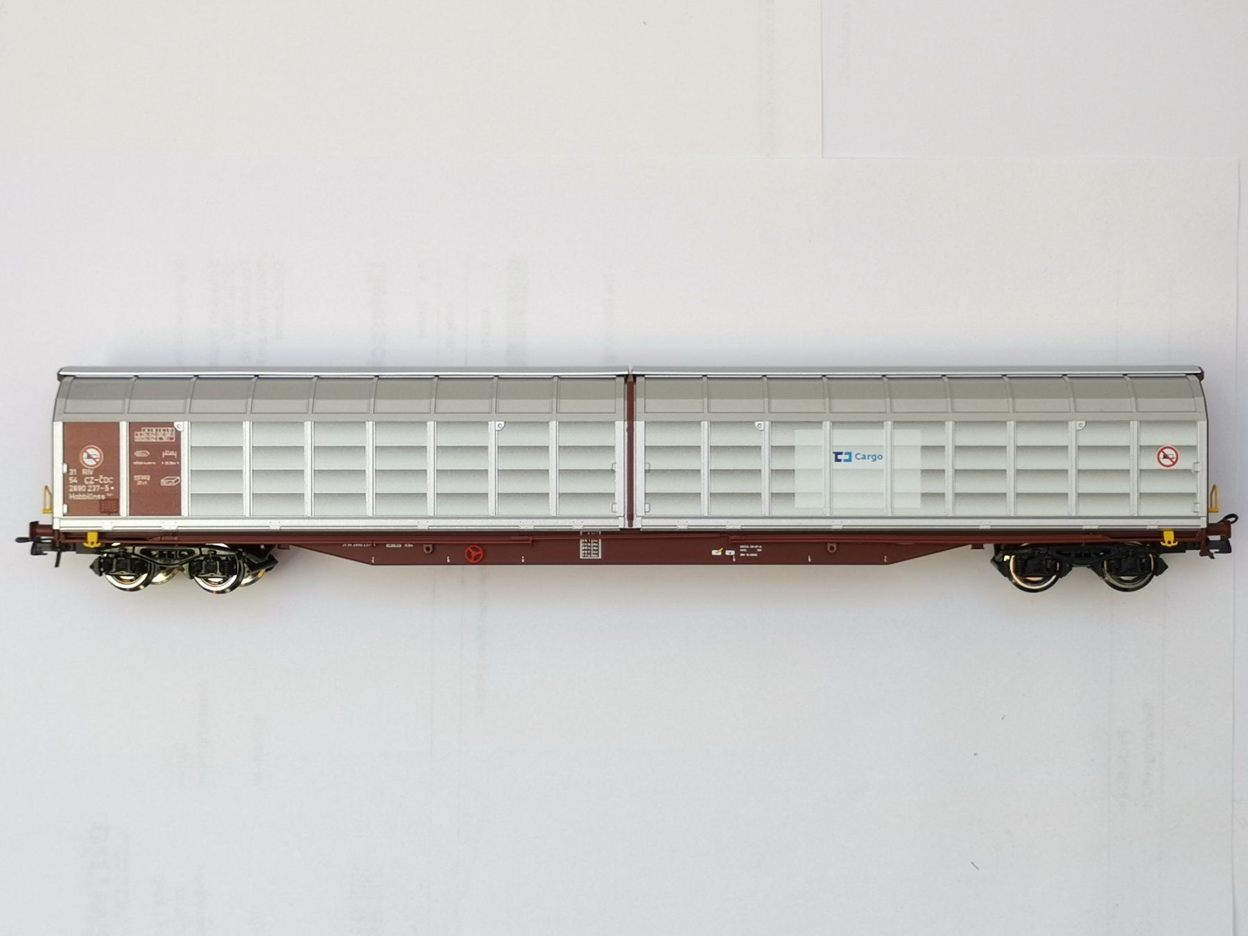 Roco Modellini di ferrovie: Roco 6600167 Schiebewandwagen CD Cargo – Nuovo e nell'imballaggio originale da Allschwil venduto da H0-Bahner 1