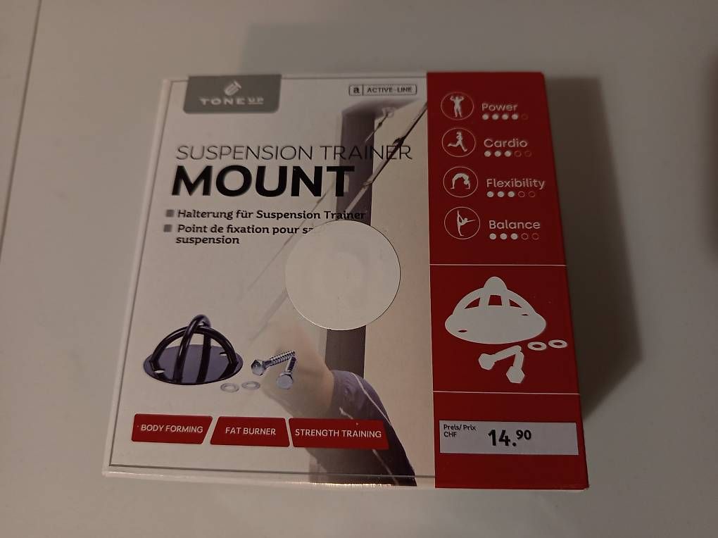Hometrainer: Support de plafond pour Suspension Trainer  NEUF – Nuovo e nell'imballaggio originale da Bulle venduto da and_sw9g 2