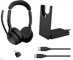 Jabra Evolve 2 55 Duo UC, USB-C, inkl. Ladestation