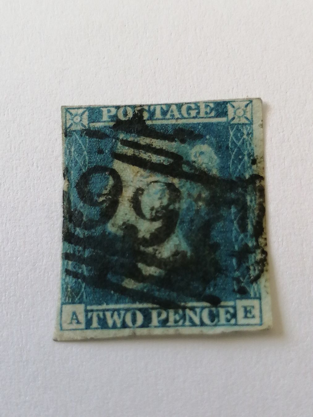 Tutti i francobolli: Two Pence Blue 1841, Platte 3 – Usato da Happerswil venduto da tschergi