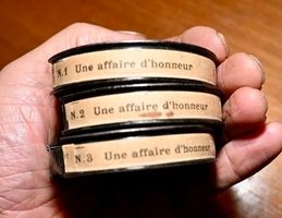 antik PATHE BABY Une affaire d'honneur 1-3 / 3x bobines 5