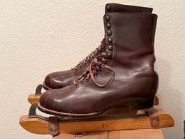 Schlittschuhe, 40er Jahre, antik, Dekorstück,