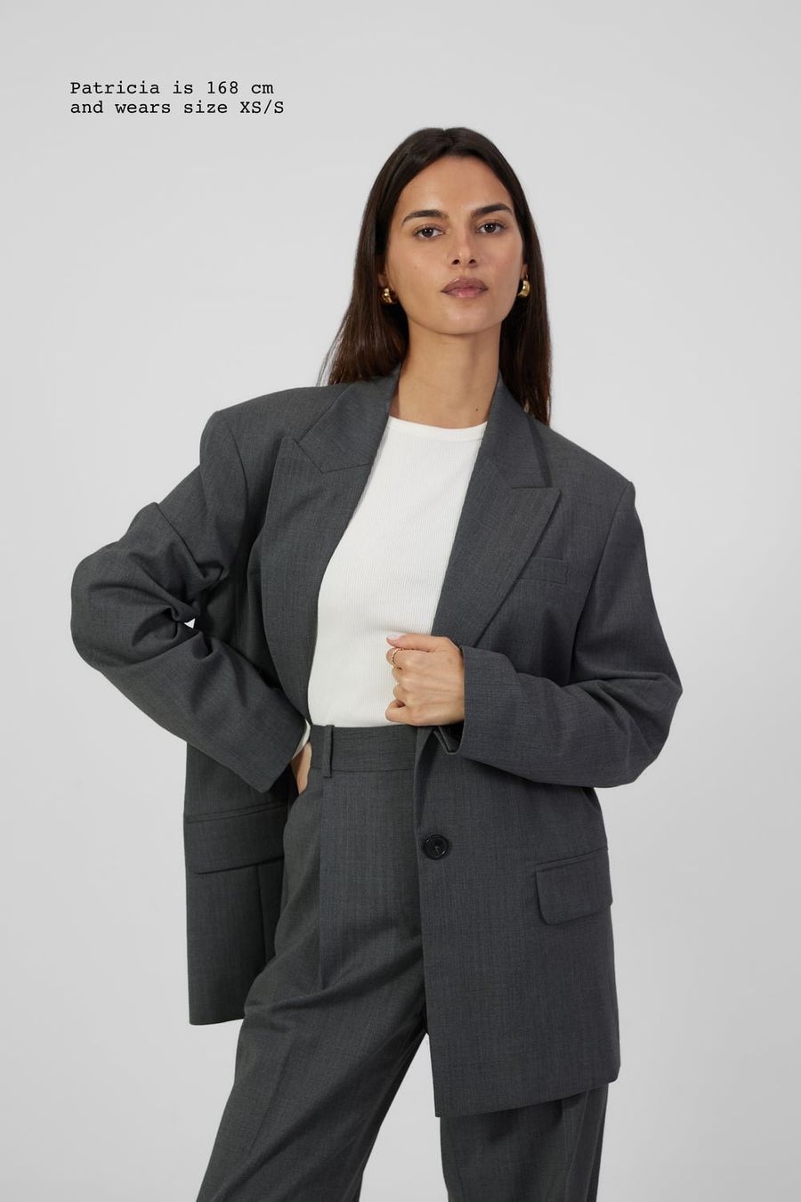 Lamarel Vestes: Blazer gris Lamarel – D'occasion à Lausanne par clog 3