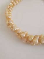 WUNDERVOLLE VINTAGE PERLMUTTMUSCHELKETTE V. 50ERN