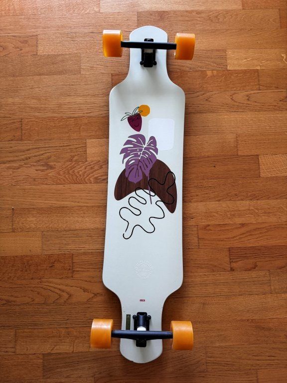 Skateboards: Globe Geminon 40” Rock Longboard–Walnut / Monstera Drop-Thr. – Gebraucht aus Uster von pcol 1