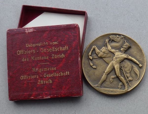 Medaglie: Medaille ++ Schw. Off. Gesellschaft 1933 – Usato da Walkringen venduto da Casablanca777