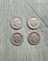 Lot 4 pièces 20 centimes Suisse bon état.1921.1925.1926.1929