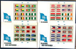1982 USA - FDC Jahresausgabe UNO FLAGGEN der Nationen