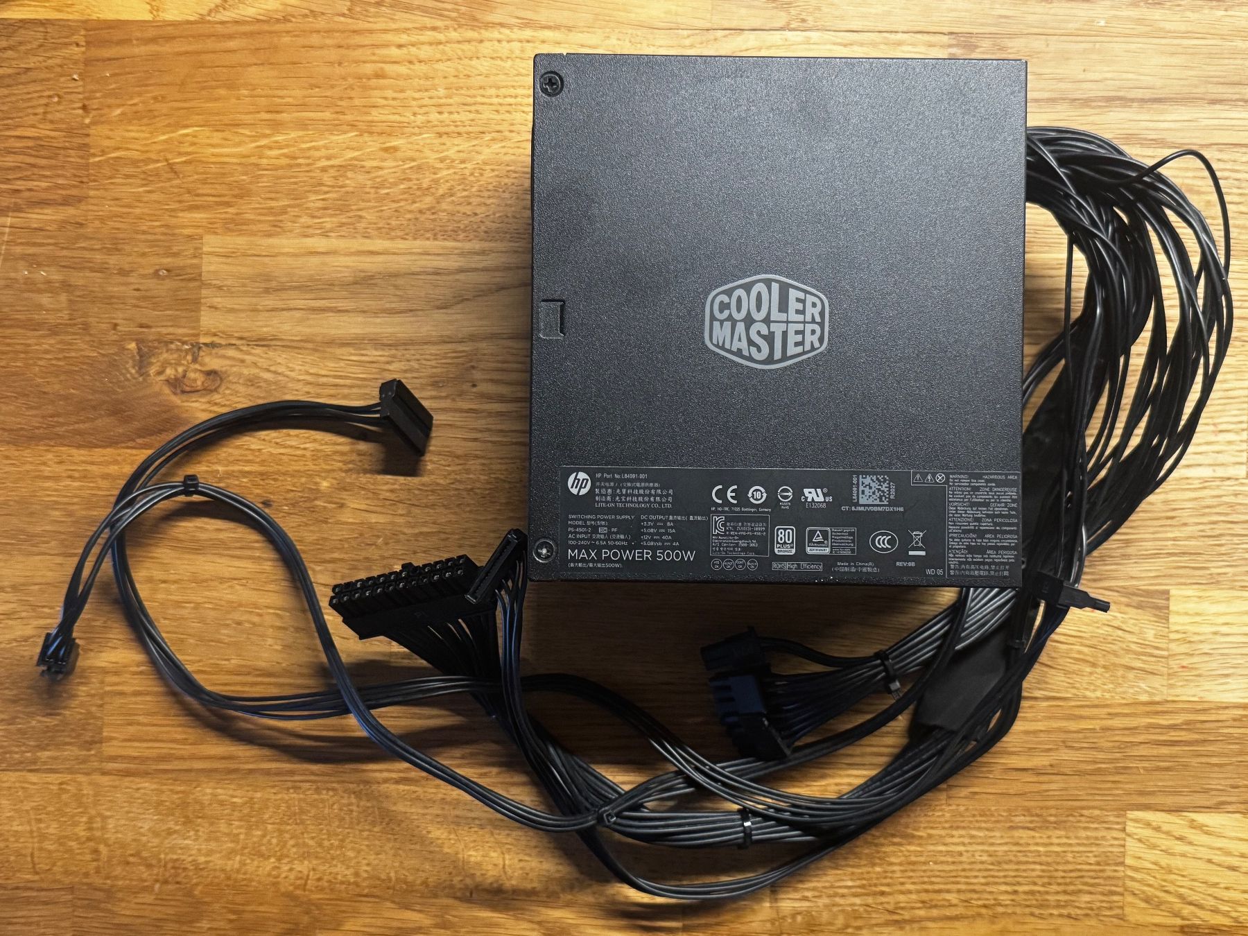 Hewlett Packard Elektronikbauteil: Cooler Master / HP Omen 500W Netzteil – Gebraucht aus Mühlethurnen von gba_ht2t