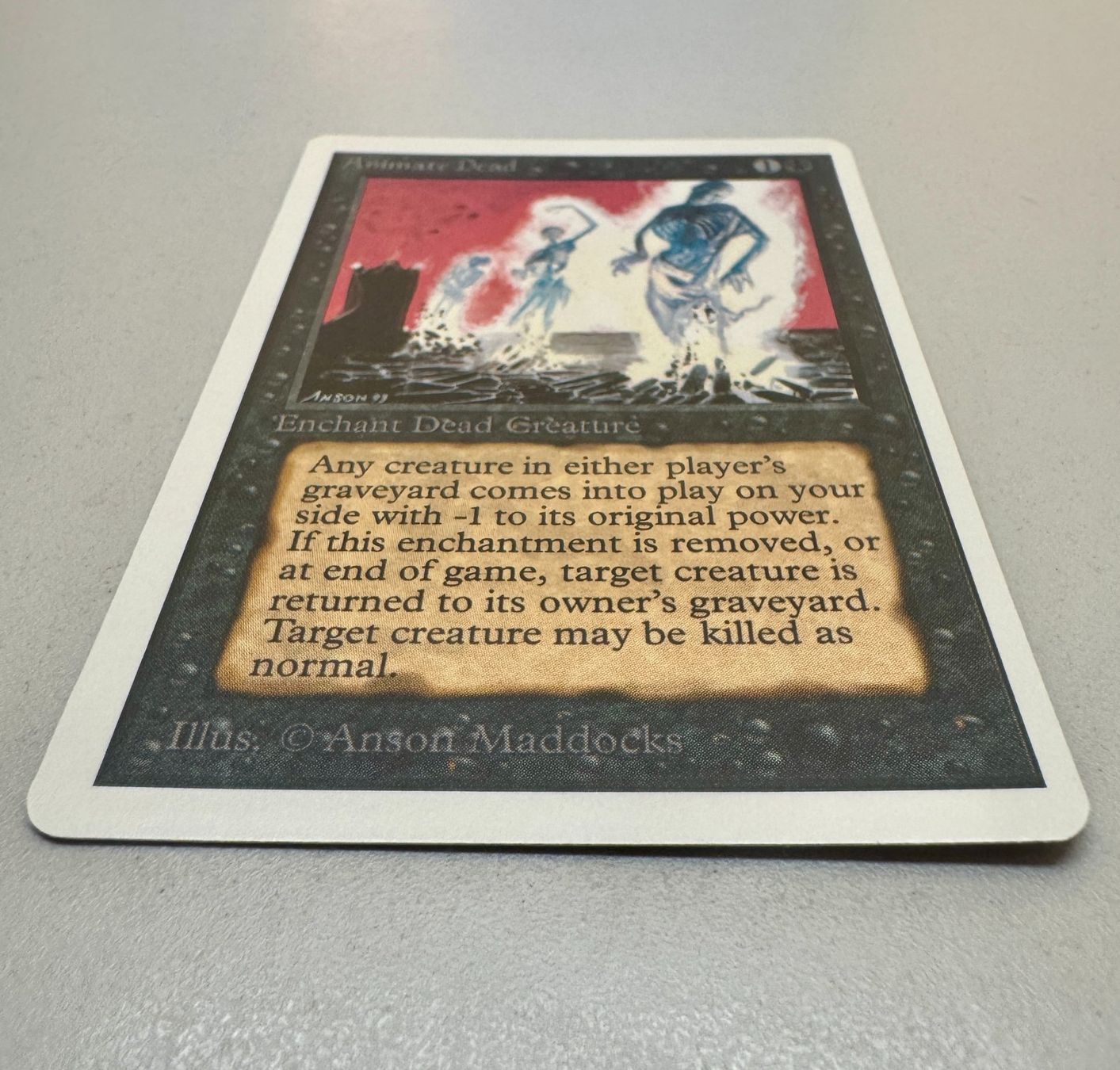 Magic The Gathering Carte collezionabili: Animate Dead Unlimited Edition 1993 – Usato da Rechthalten venduto da hosme_be 1