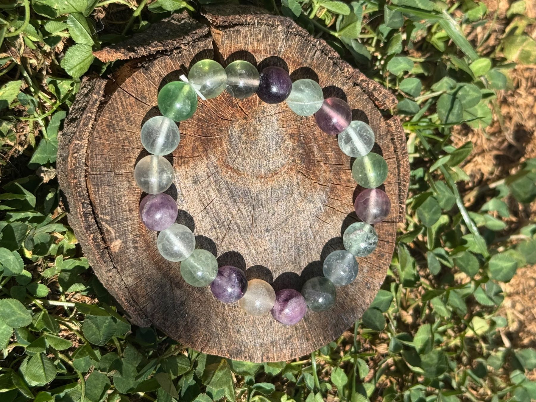 Armbänder & -reifen: Armband Regenbogen Fluorit 8mm – Neu (gemäss Beschreibung) aus Russikon von Jennyfee_07 1