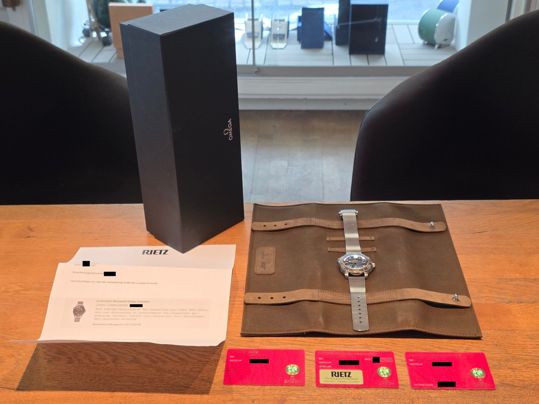 Omega Orologi: OMEGA SEAMASTER DIVER 300M - 007 - Titanium /  FULL SET – Usato da Zürich venduto da YB_Zuerich 7