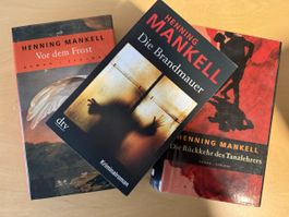 Henning Mankell 3 Bücher