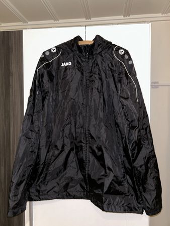 Jako Regenjacke schwarz Grösse XL