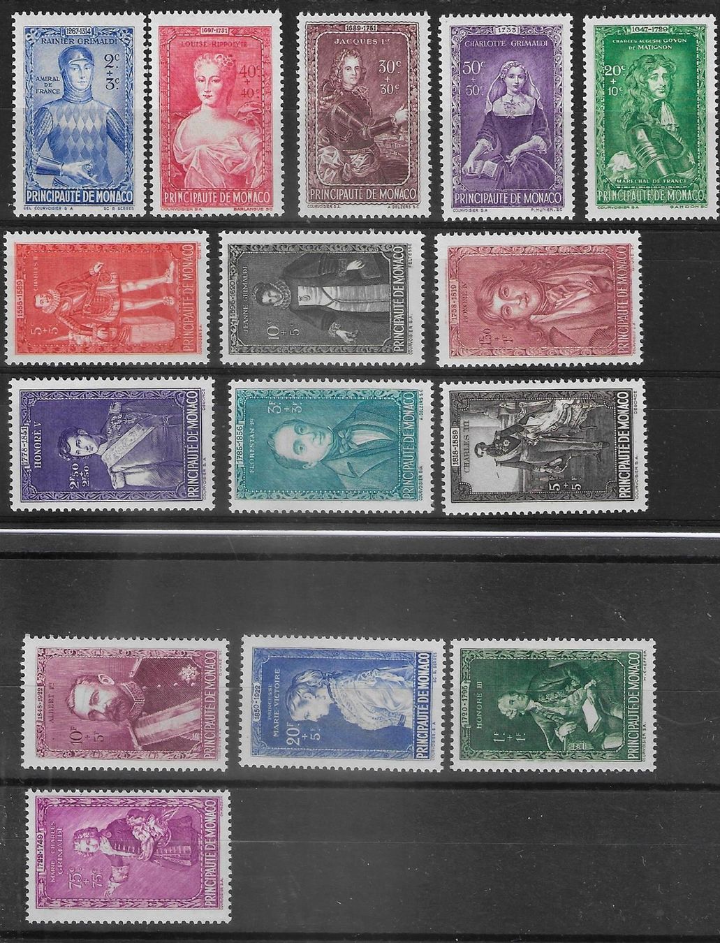 Tutti i francobolli: Monaco No. 276-287** postfrisch 1942 – Nuovo e nell'imballaggio originale da Ettingen venduto da Kartenplanet
