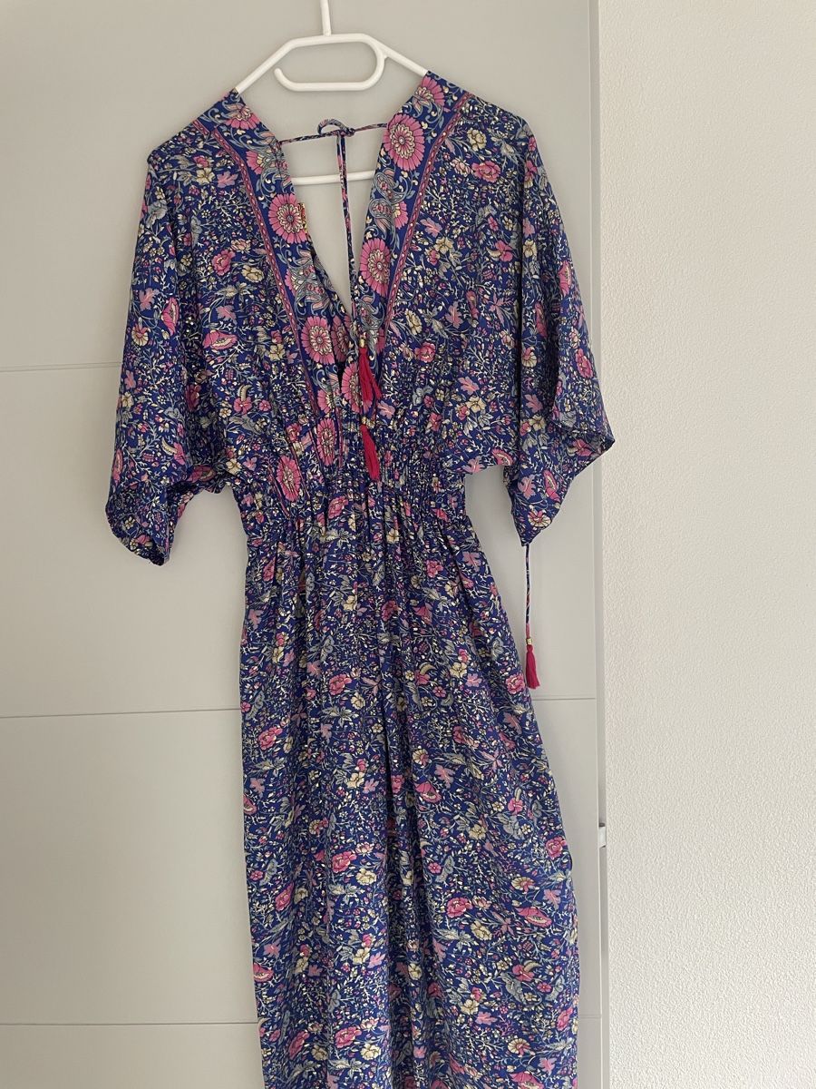 Kleider: Sommerliches Maxikleid mit Blumenmuster, Grösse One Size – Neu (gemäss Beschreibung) aus Varen von Varoniereugen 1