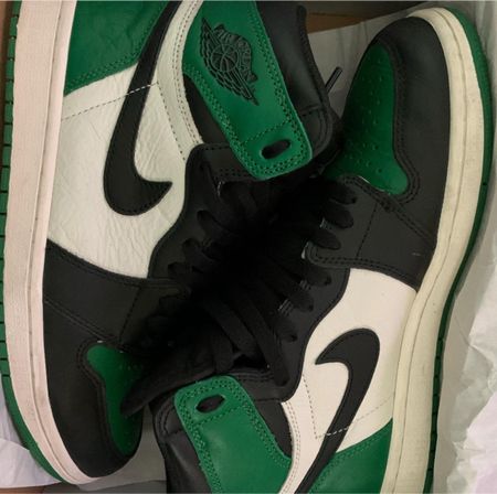 Nike Air Jordan 1 Retro High Lucky Green, Top Zustand! 